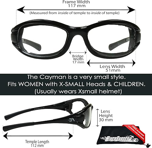 Miniatura 2 de Bikershades Gafas de sol acolchadas de espuma para motocicleta, para mujeres, niñas y niños.