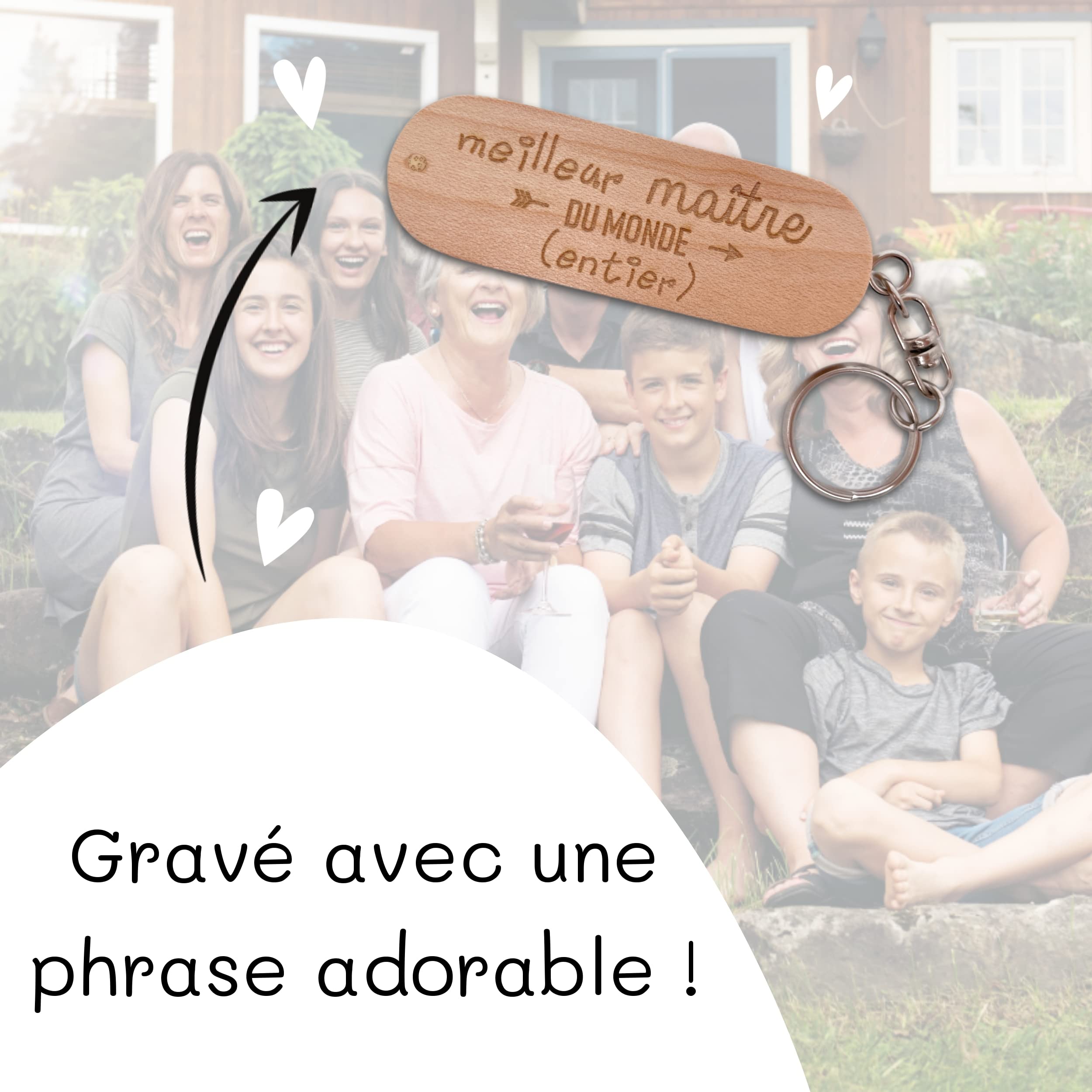 Ernestine - Clef USB 64GB - maître Original - Cadeau de Fin année Scolaire et Occasion - Cadeau école Maternelle Primaire - idée Enfants Professeur - Cadeau instituteur institutrice utile école