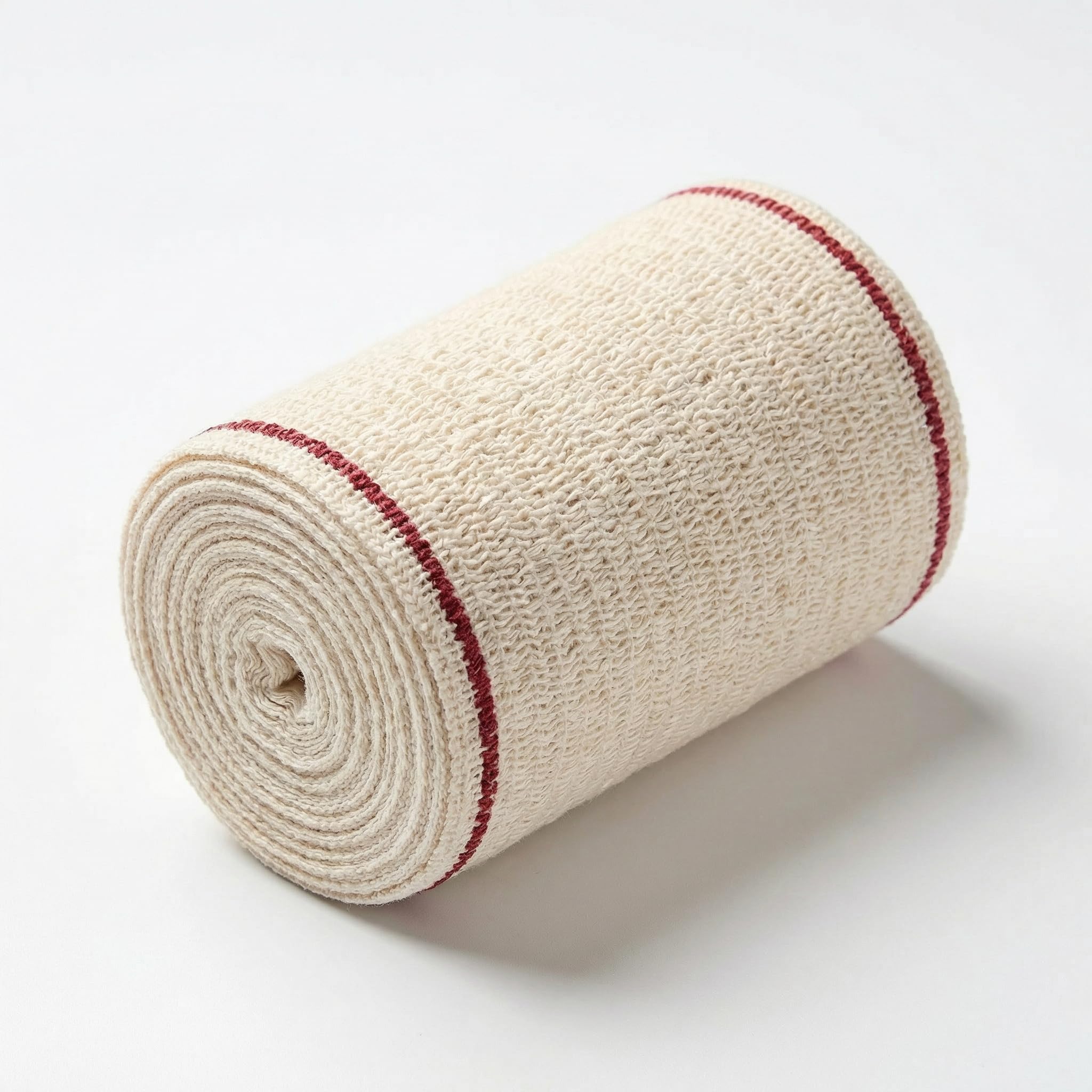 KMINA Venda de Crepe Elastica (10 unidades) 5 cm x 4 m Algodon Transpirable y Lavable para Soporte y Fijacion