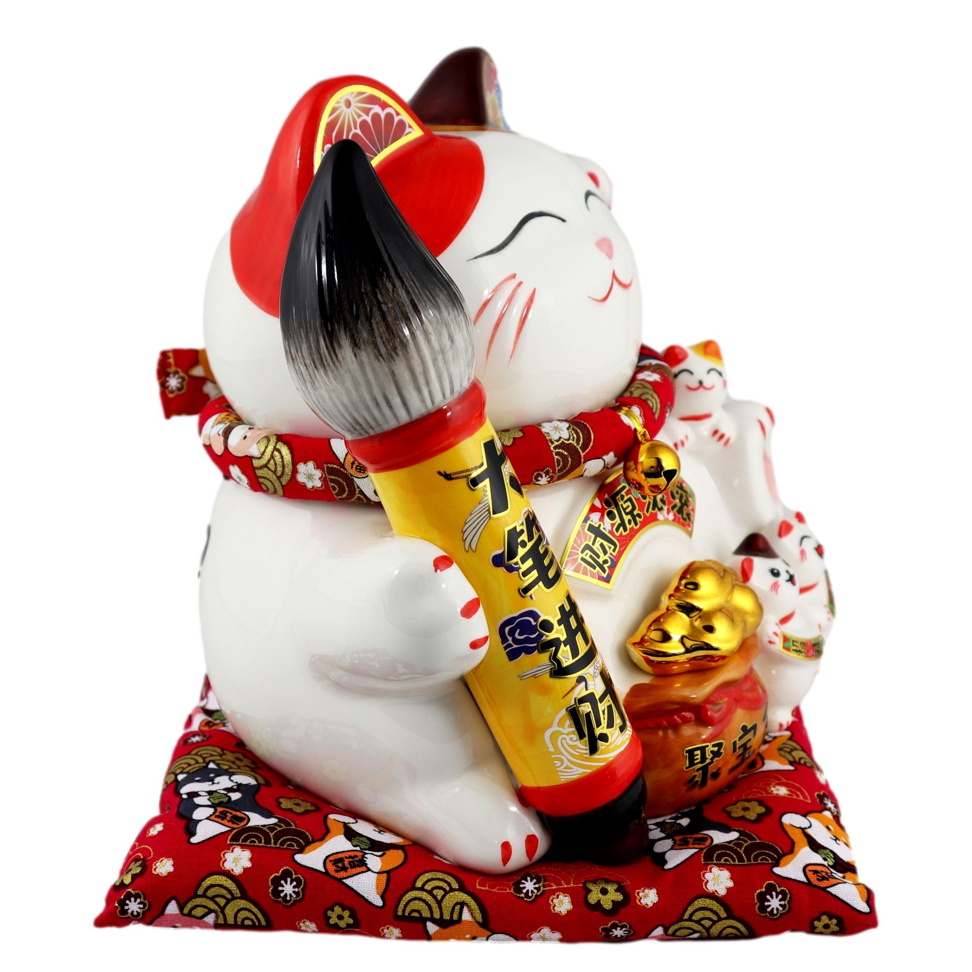 Freak Scene Kot na szczęście - Maneki-Neko - macha kot z porcelany 21,5 cm biały - Maneki Neko 03