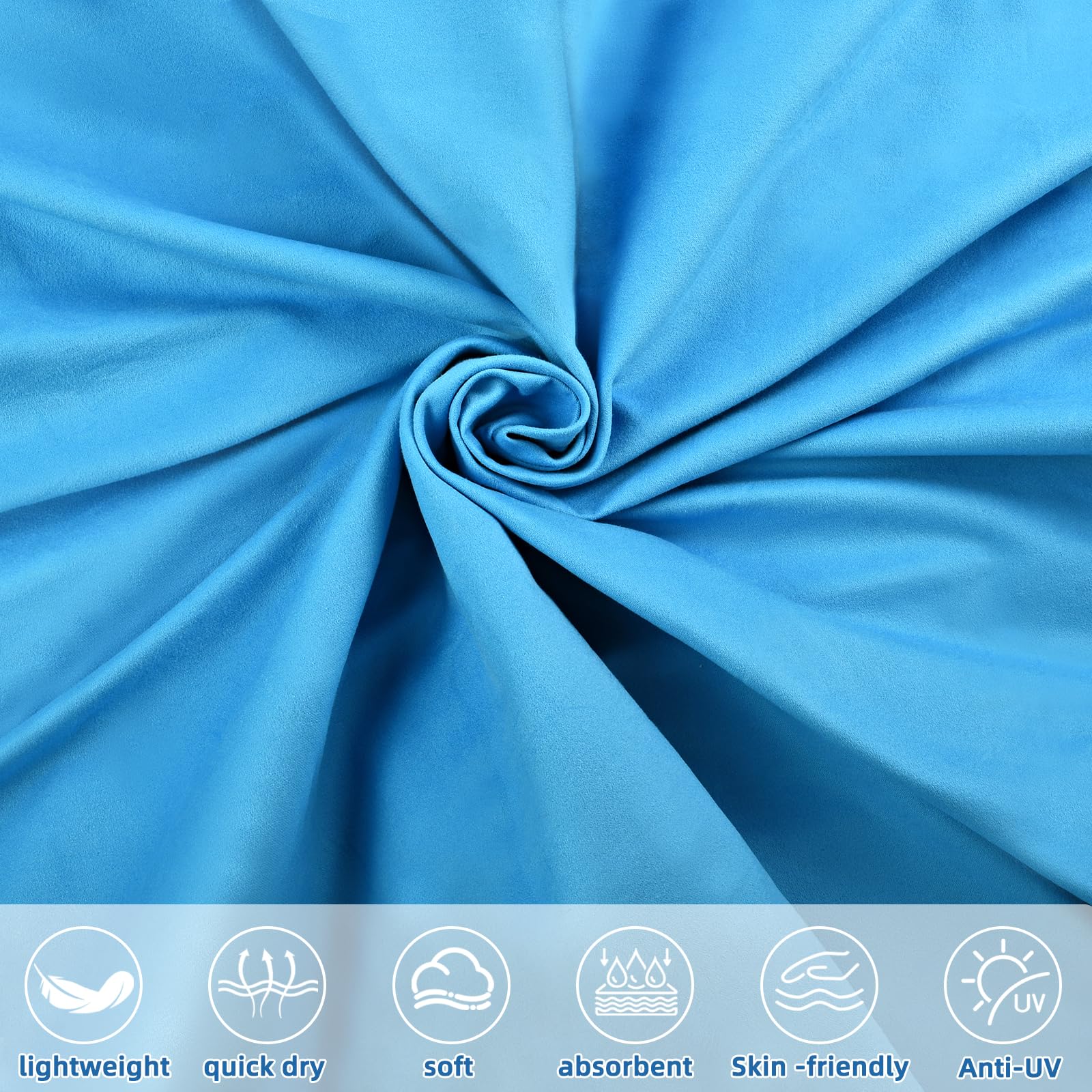 Poncho da Bagno Unisex, Poncho Asciugamano Microfibra, Poncho da Surf, Accappatoio Poncho con Cappuccio, Asciugatura Rapida, Antivento, Calda, Poncho Surf per Sport Acquatici Spiaggia Surf