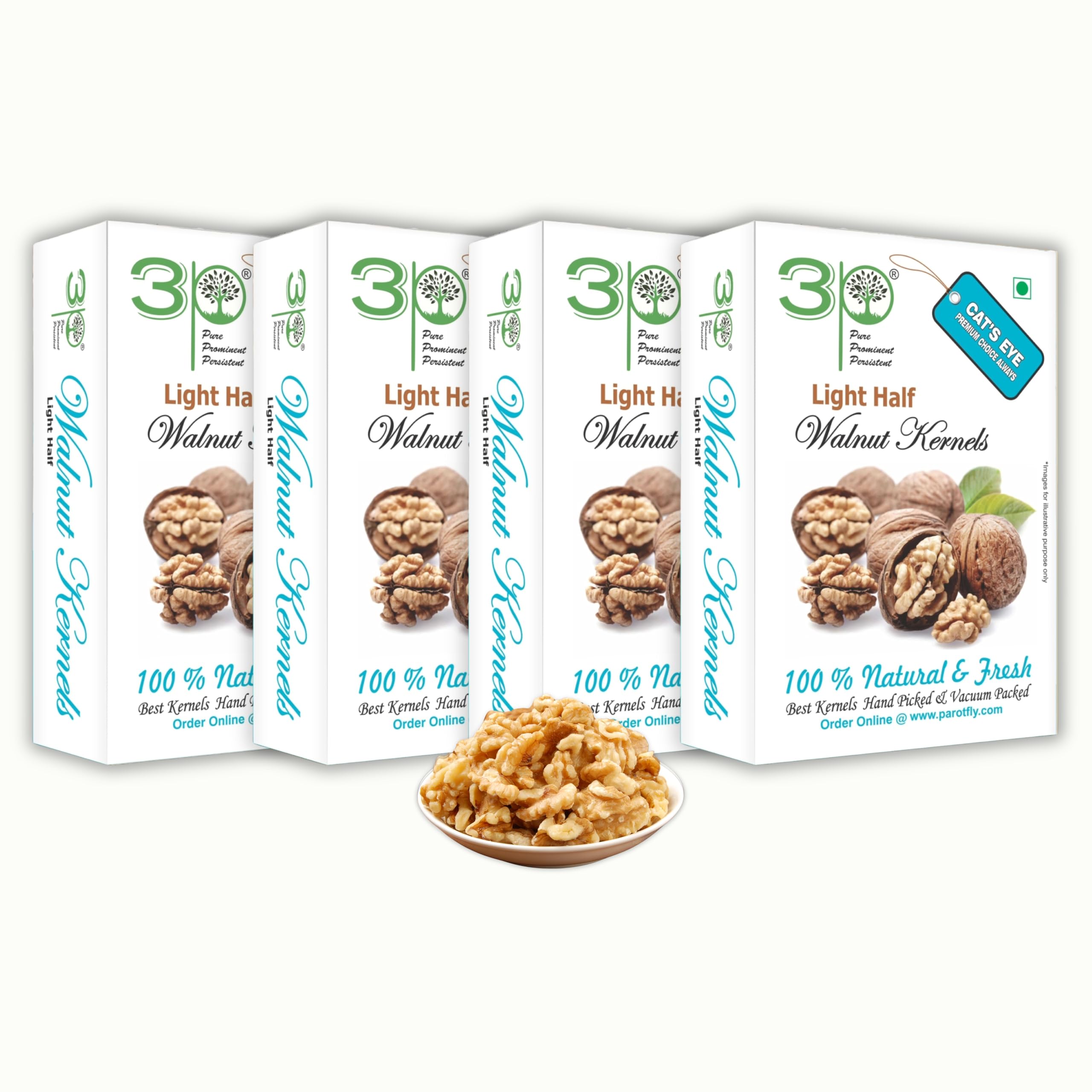 3p Kashmiri Organic Walnut Kernels Without Shell Natural Akhrot Giri Dry Fruit Snow White 1kg (250gm x Pack of 4) (B07JVFXQ2D) Amazon Price History, Amazon Price Tracker