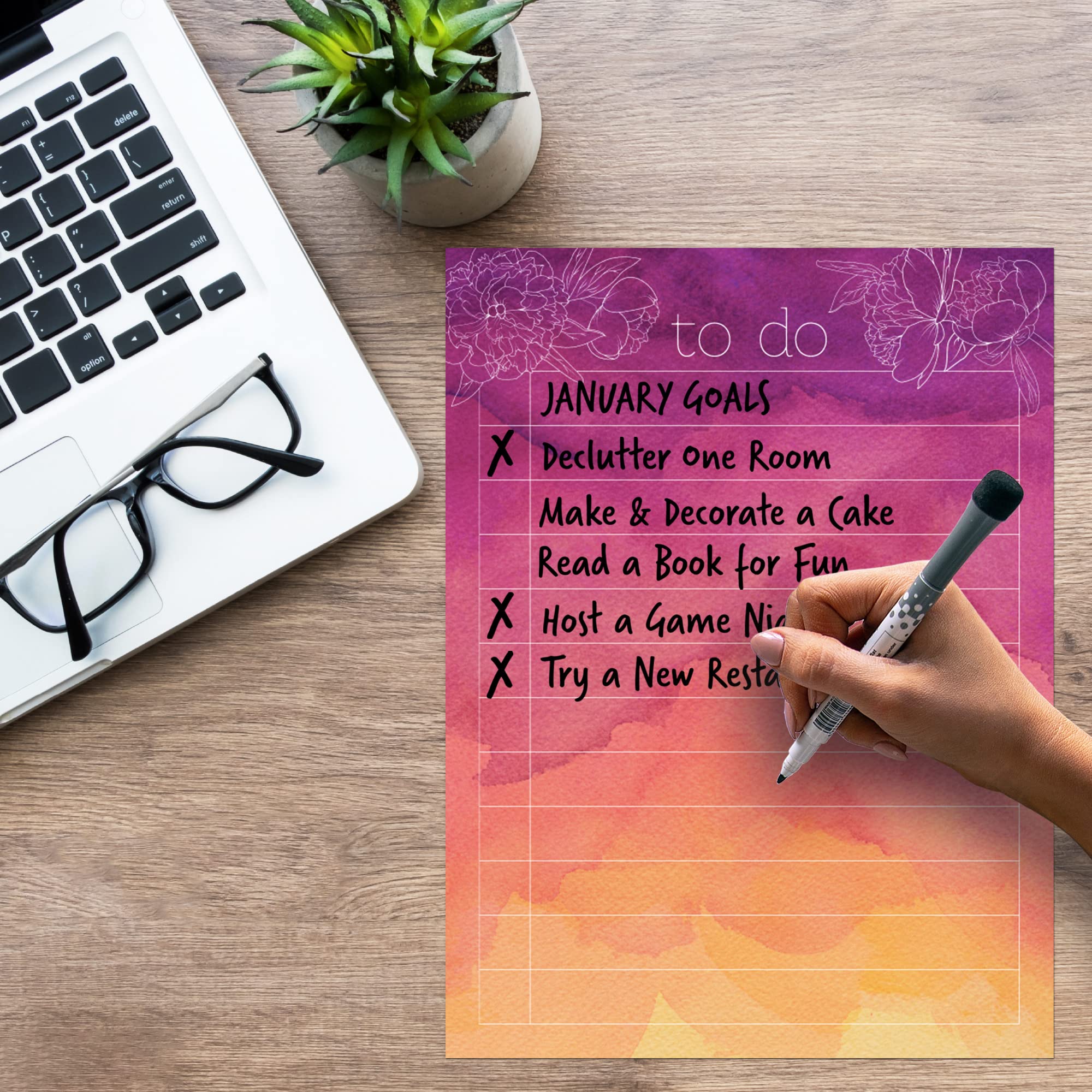 Wall Organization Decal Dry Erase Task Planner Decal - Removable ...
