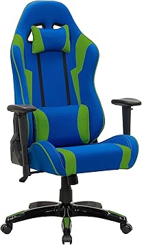 Blue and green gaming chair Clearance