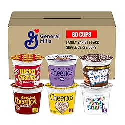 General Mills Cereals Cup Assorted Family Variety Pack (Pack of 60)