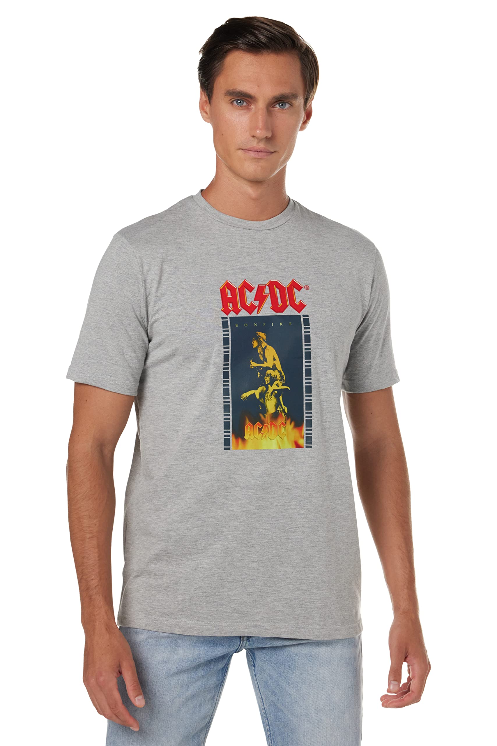 Trucare FZCMens AC/DC Mens Crew Neck Tee T-Shirt