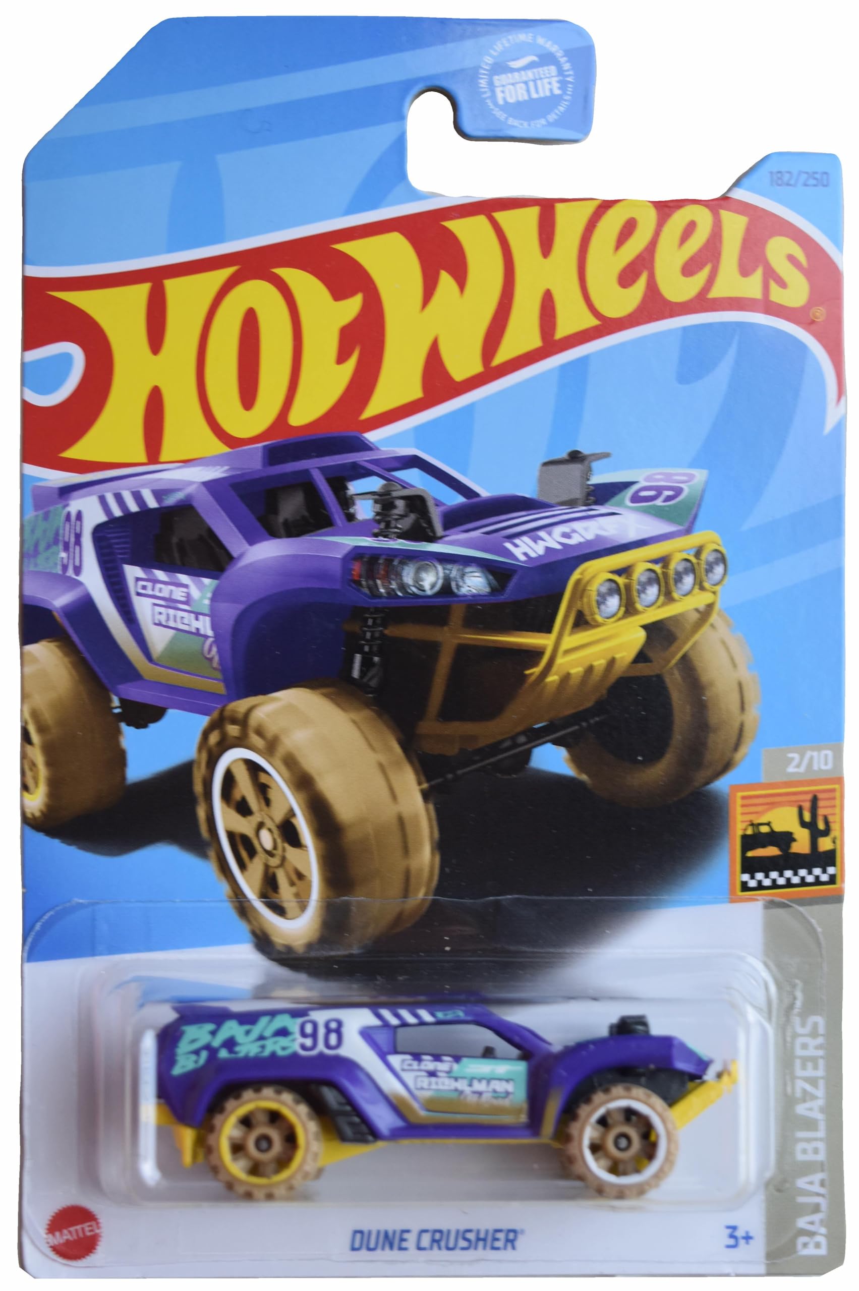 Amazon.com: Hot Wheels Dune Crusher, Baja Blazers 2/10 [Purple