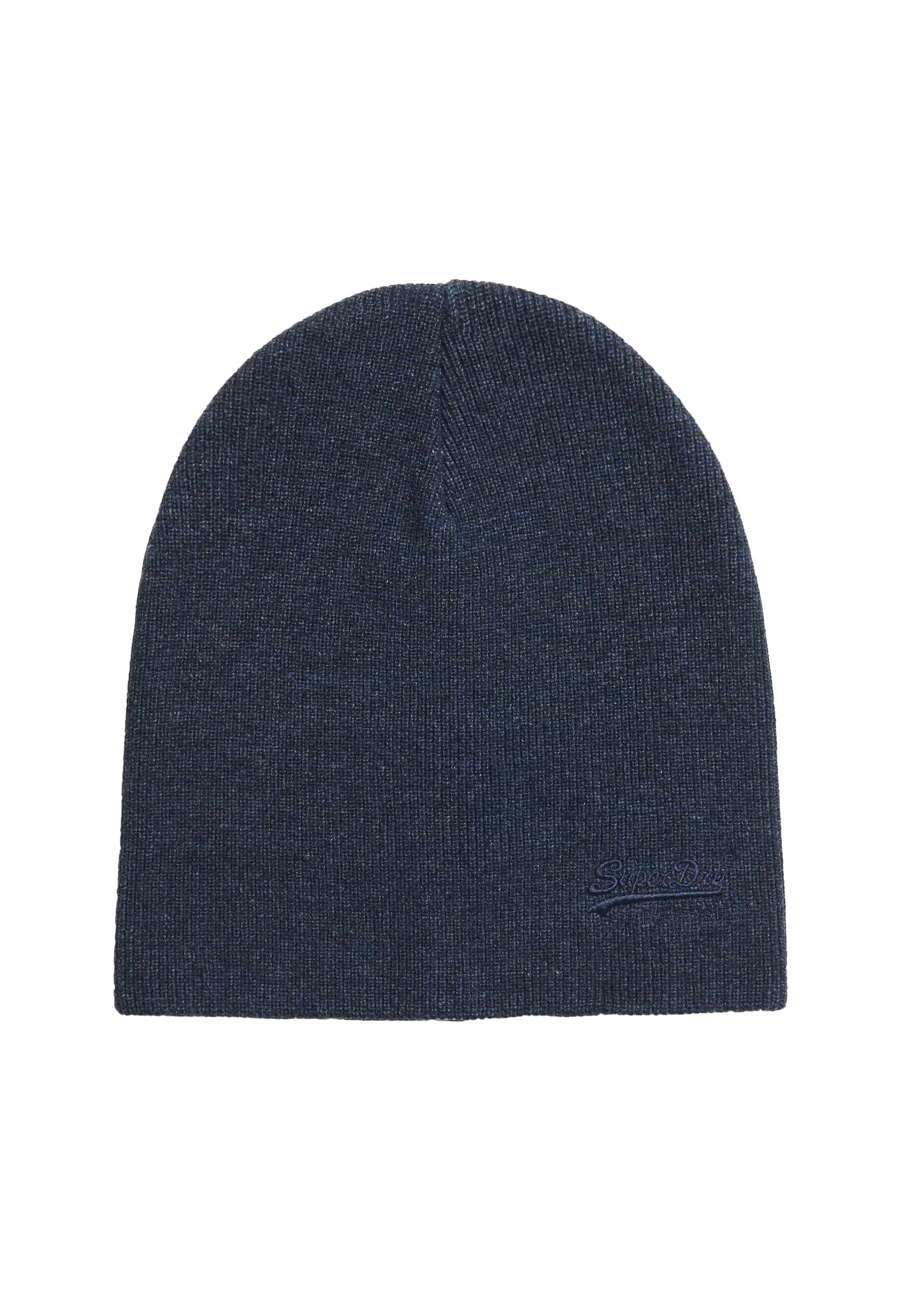Superdry Men's Richest Navy Marl Essential Logo Beanie One Size