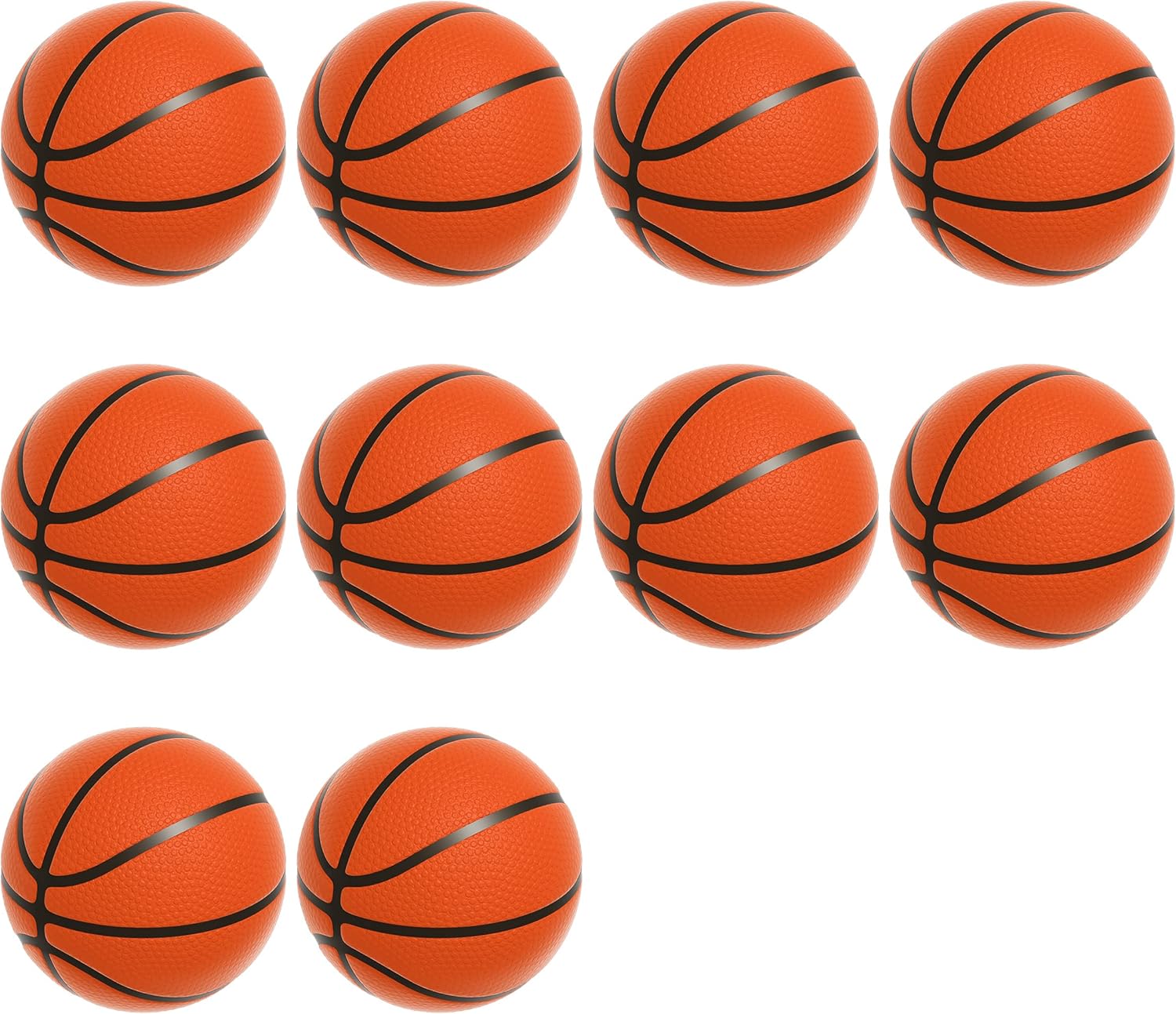 10 Pieces Mini Basketball Valentines, Sports Stress Ball