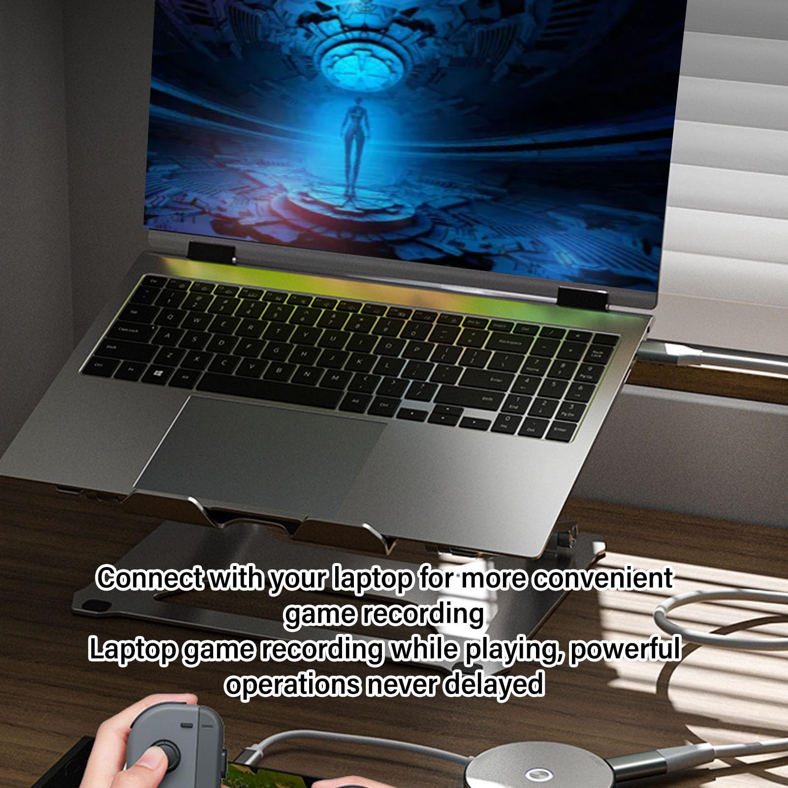 ASHATA Scheda di acquisizione per Switch, scheda di acquisizione di videogiochi 4K 1080P 60Hz 30FPS, HDMI Tipo C USB3.0 100W PD Ricarica Rapida Scheda di acquisizione Docking Station per Steam Deck