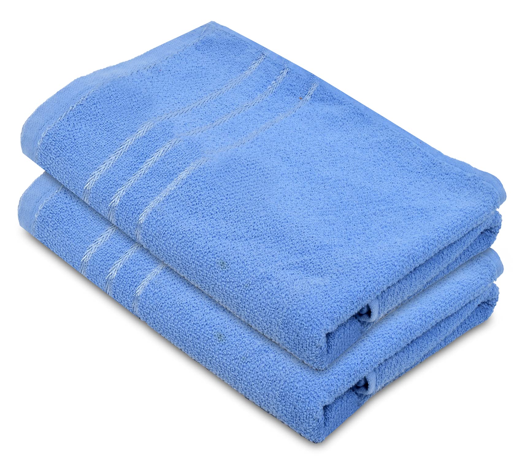 Kuber Industries Premium Design Soft Cotton Bath Towel, 30"x60", Pack of 2 (Blue), Standard (HS39KUBMART023839) (B097ZWB6RY) Amazon Price History, Amazon Price Tracker