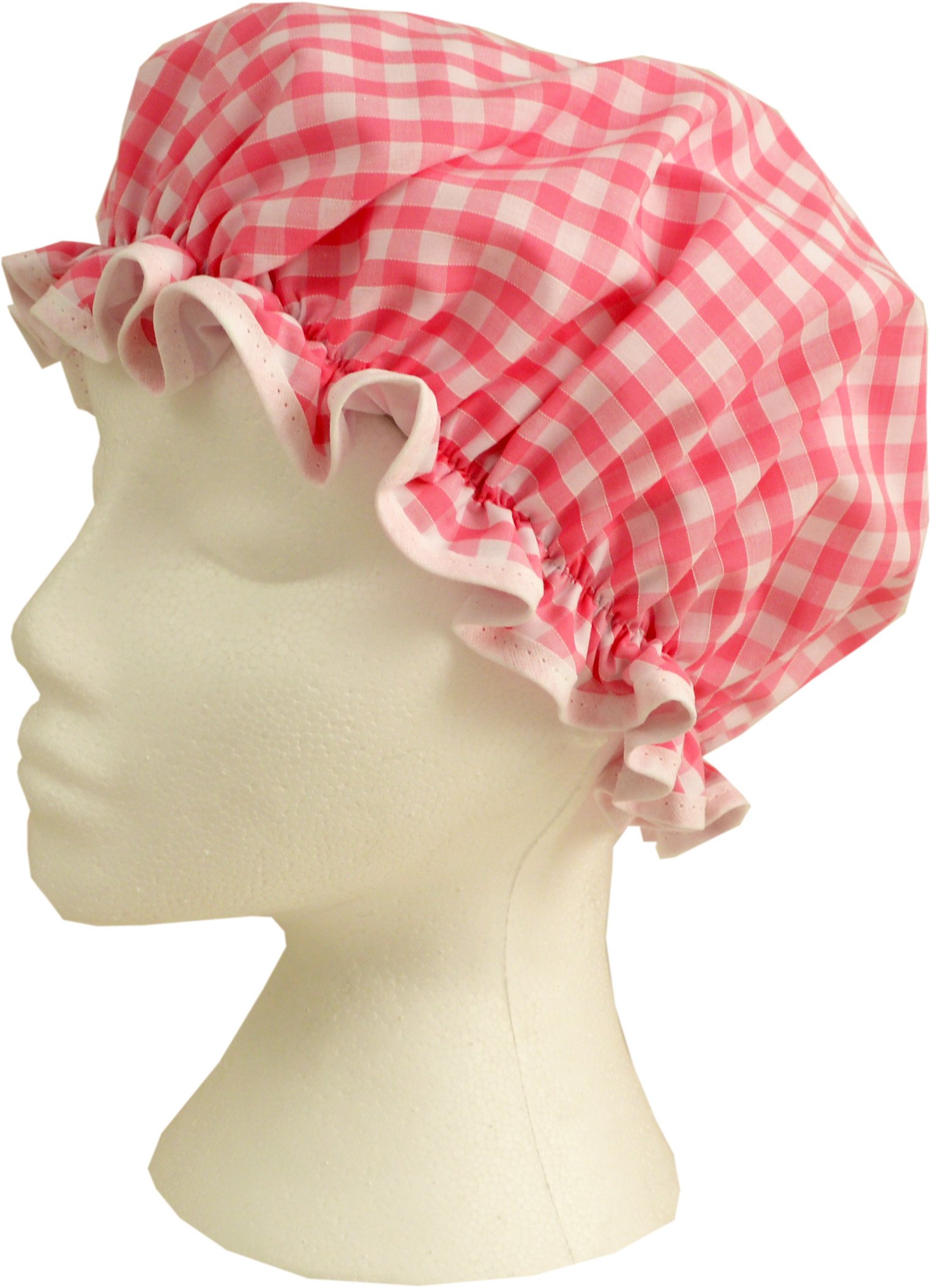Vagabond Bags 1498 Gingham Shower Cap, Pink