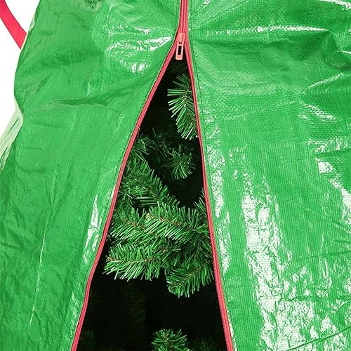 Miniatura 4 de Funda vertical para árbol de Navidad, bolsa de almacenamiento para árbol de Navidad, bolsa vertical con asas reforzadas, cremallera para