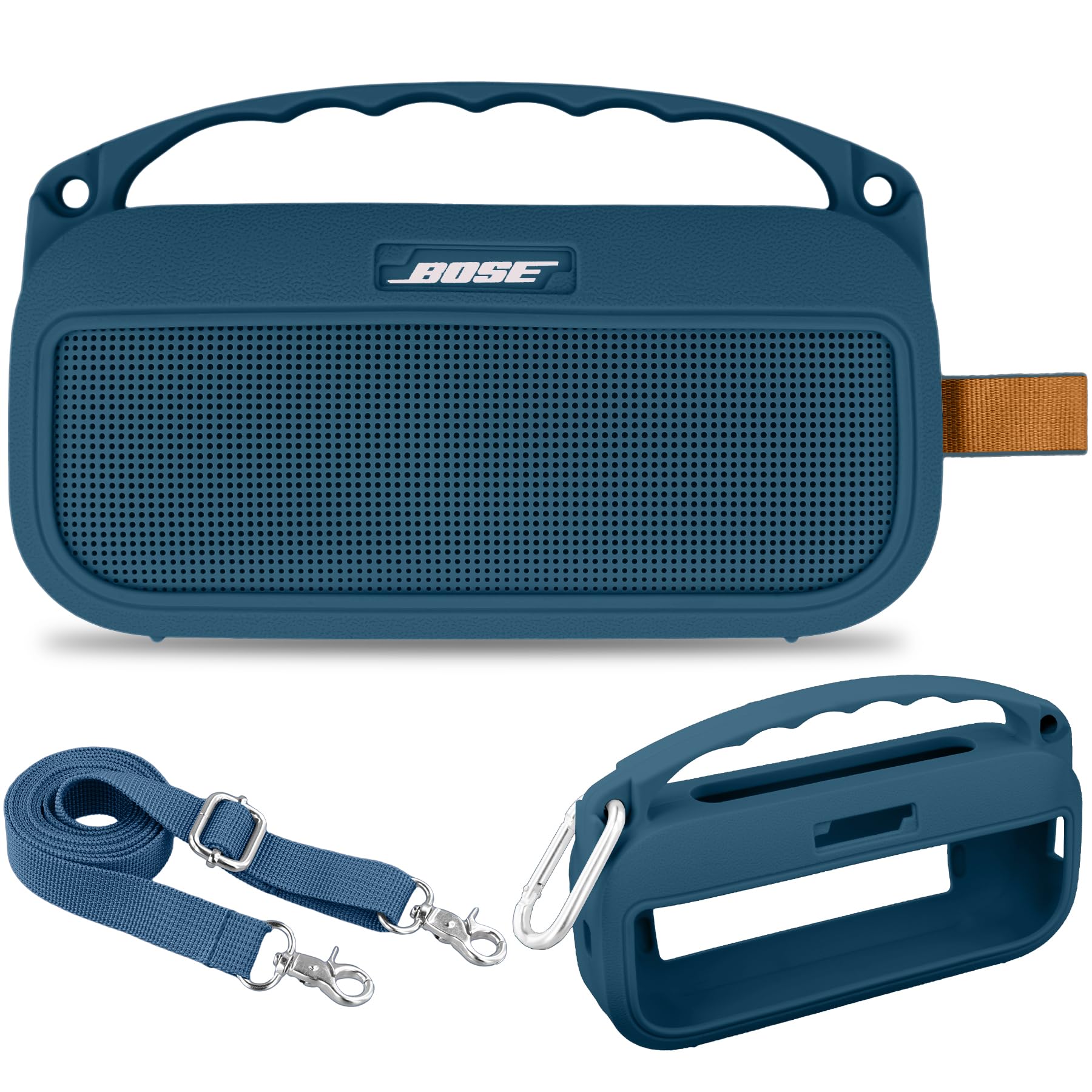 Aenllosi for Bose SoundLink Flex Bluetooth Speaker 2nd Gen Silicone Cover Case Twilight Blue Case Only