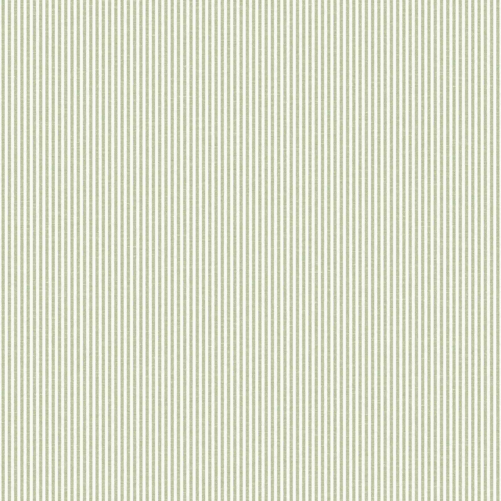 Grandeco Pinstripe Nursery Wallpaper - Green - Vinyl Non-woven - LL-03-12-8