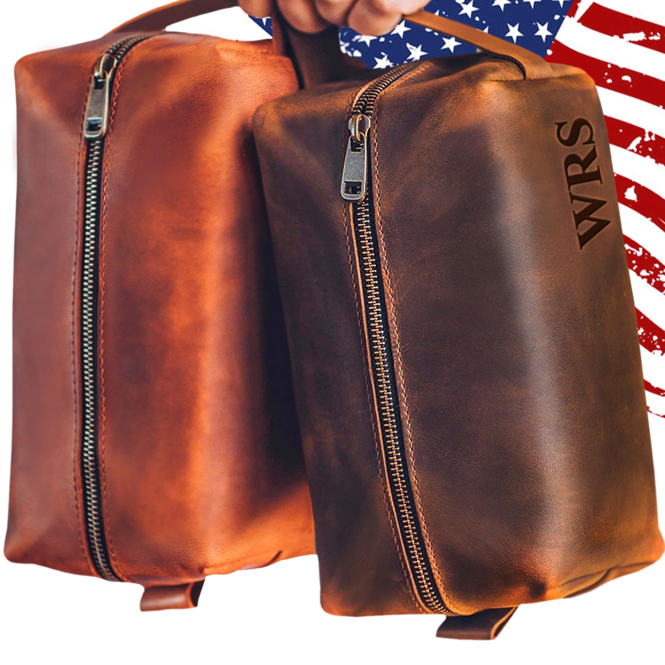 Premium Hanging Toiletry Bag Custom Leather Toiletry Bag