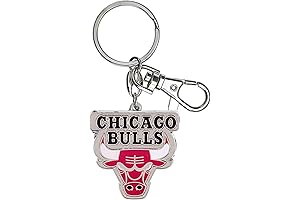 Chicago Bulls aminco NBA Unisex-Adult Heavyweight Keychain