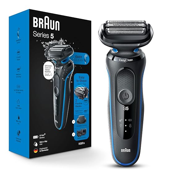 Braun Series 5 5020 Electric Razor for Men Foil Shaver with