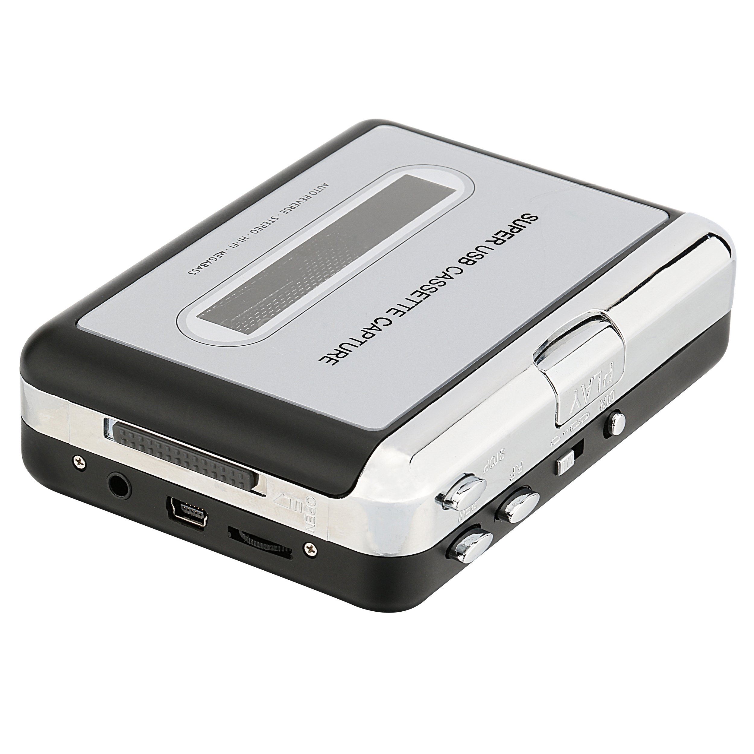 Reshow Cassette Player Portable Tape Player Captures MP3 Audio Music