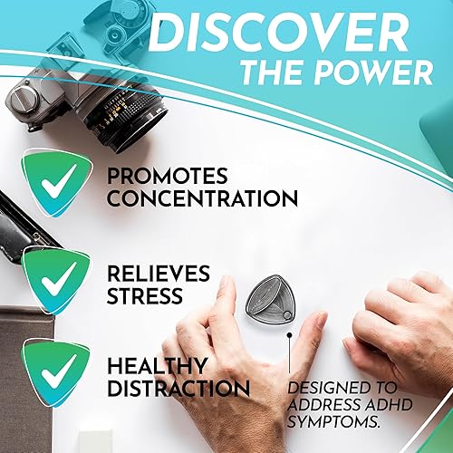 Miniatura 5 de Distracto Deslizador de metal para TDAH, alivio del estrés y alivio de la ansiedad, deslizador magnético, deslizador háptico, juguetes para ansiedad