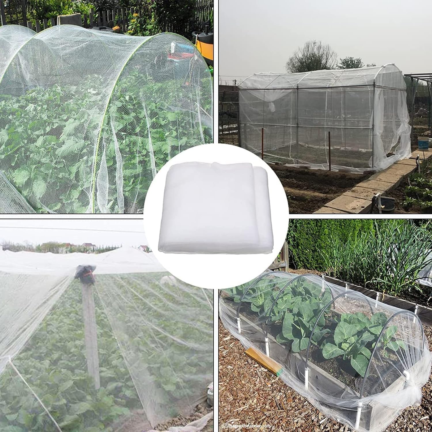 Reti anti-insetto per il giardino Reti per la protezione degli ortaggi Reti per la protezione degli insetti Strumenti per esterni 3x10M | Leroy Merlin