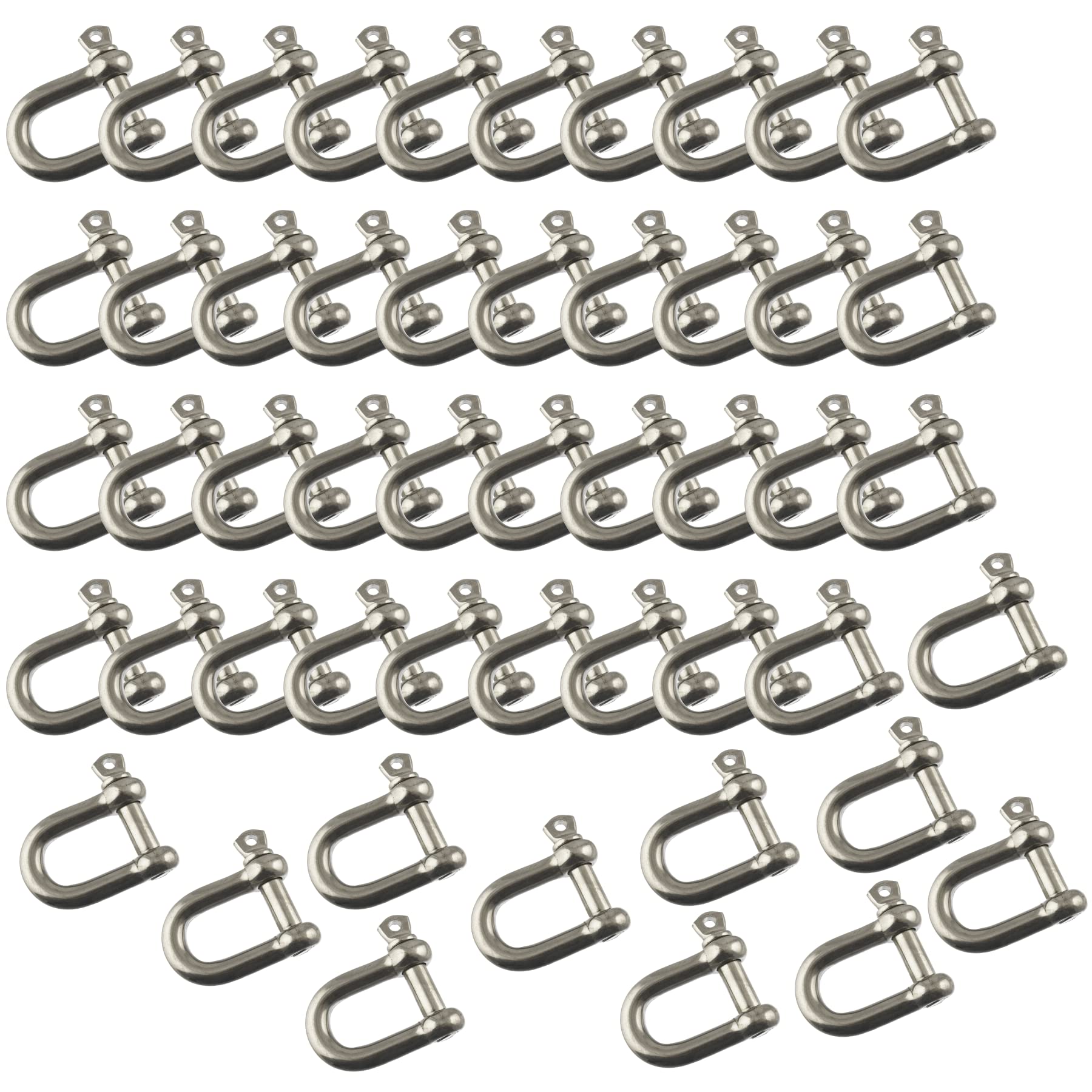Chaînes galvanisées 12 mm en lot de 50 pour chantiers et levage lourd
