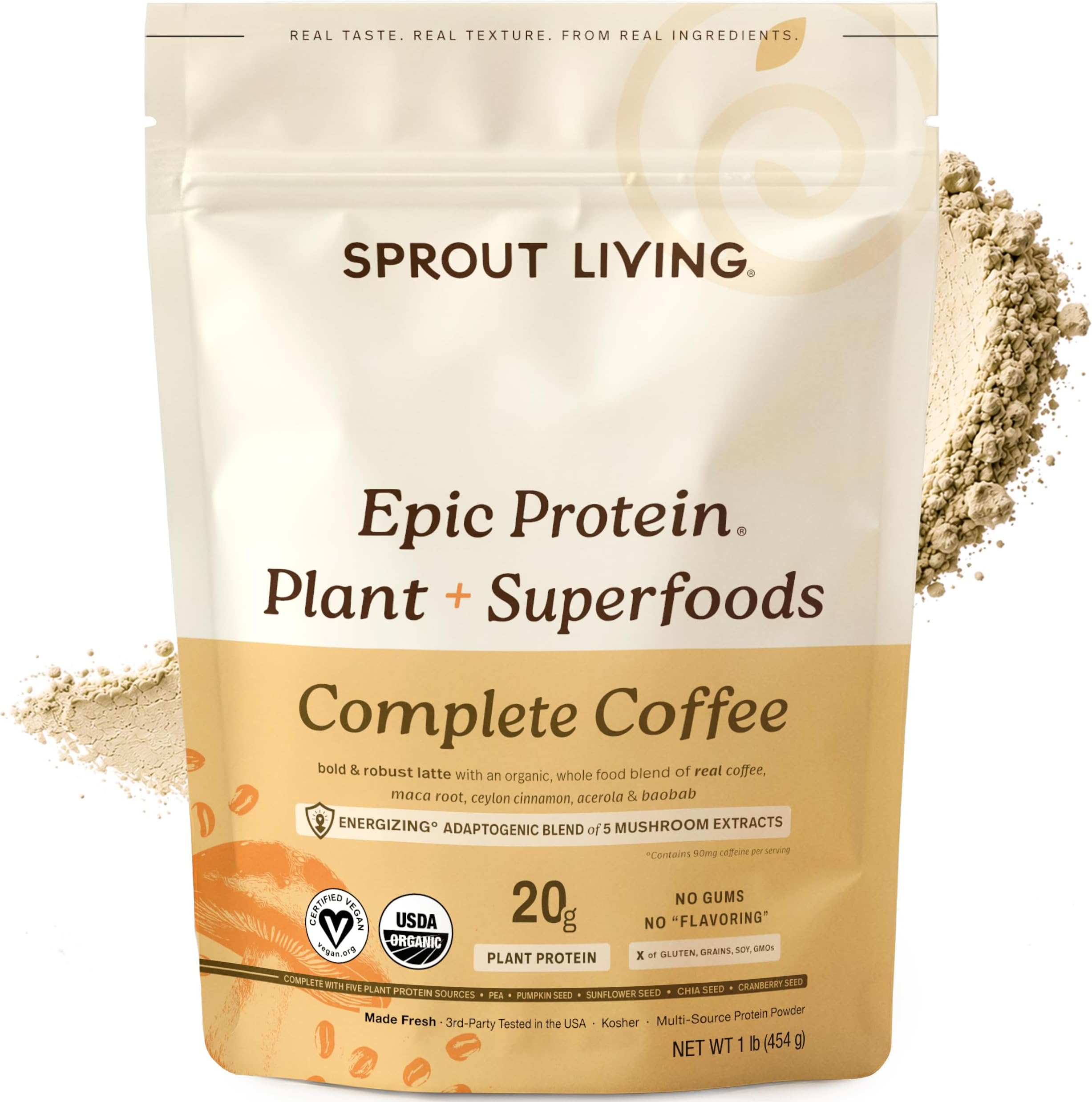 Epic Protein Coffee Mushroom, 494 g