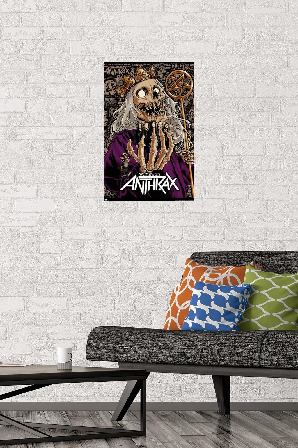 額装品/The Axe/エバート ンドクイスト/アート/ポスター/インテリア Amazon.com: Trends International Anthrax - Ewing 40 Wall Poster