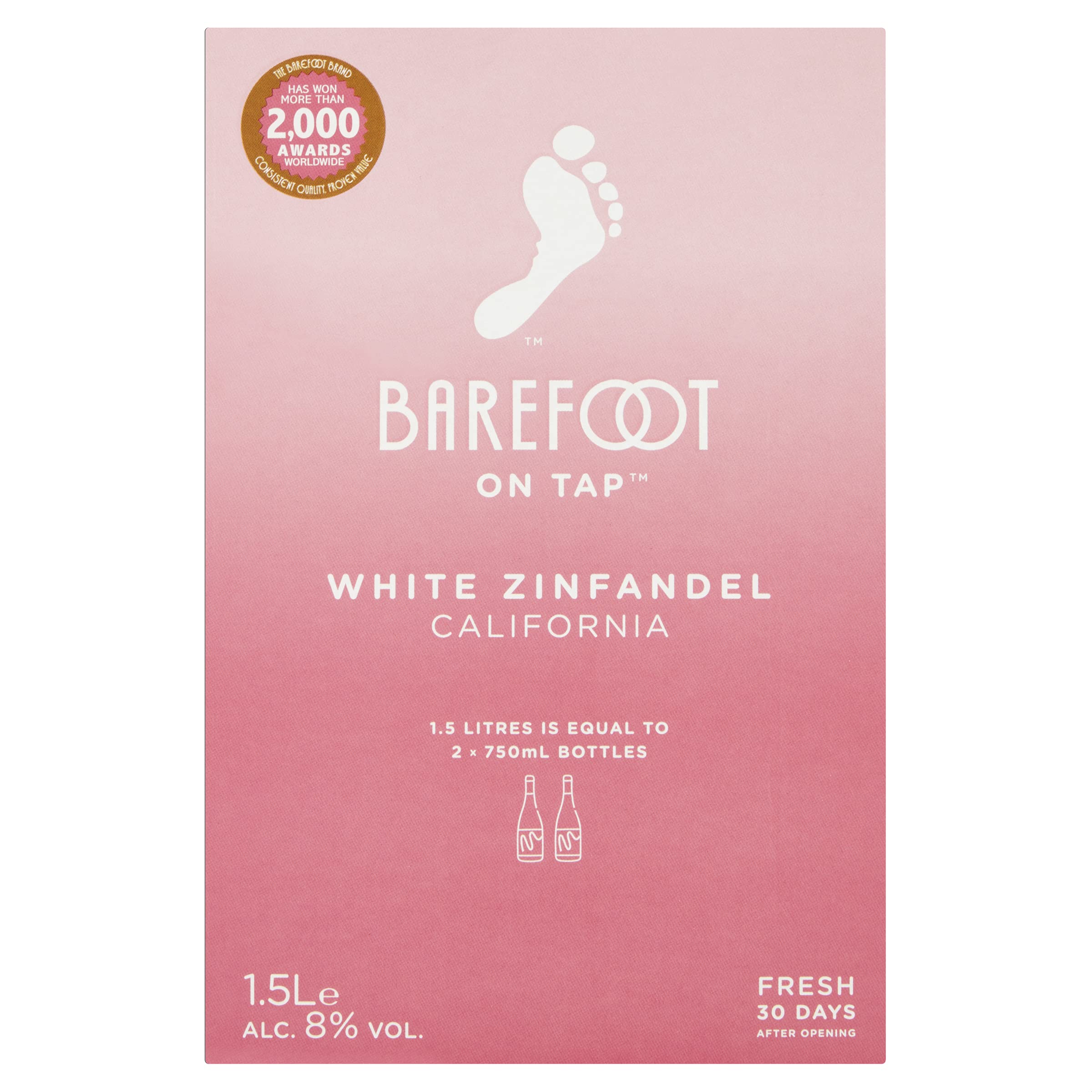 BarefootBarefoot On Tap White Zinfandel 1.5l