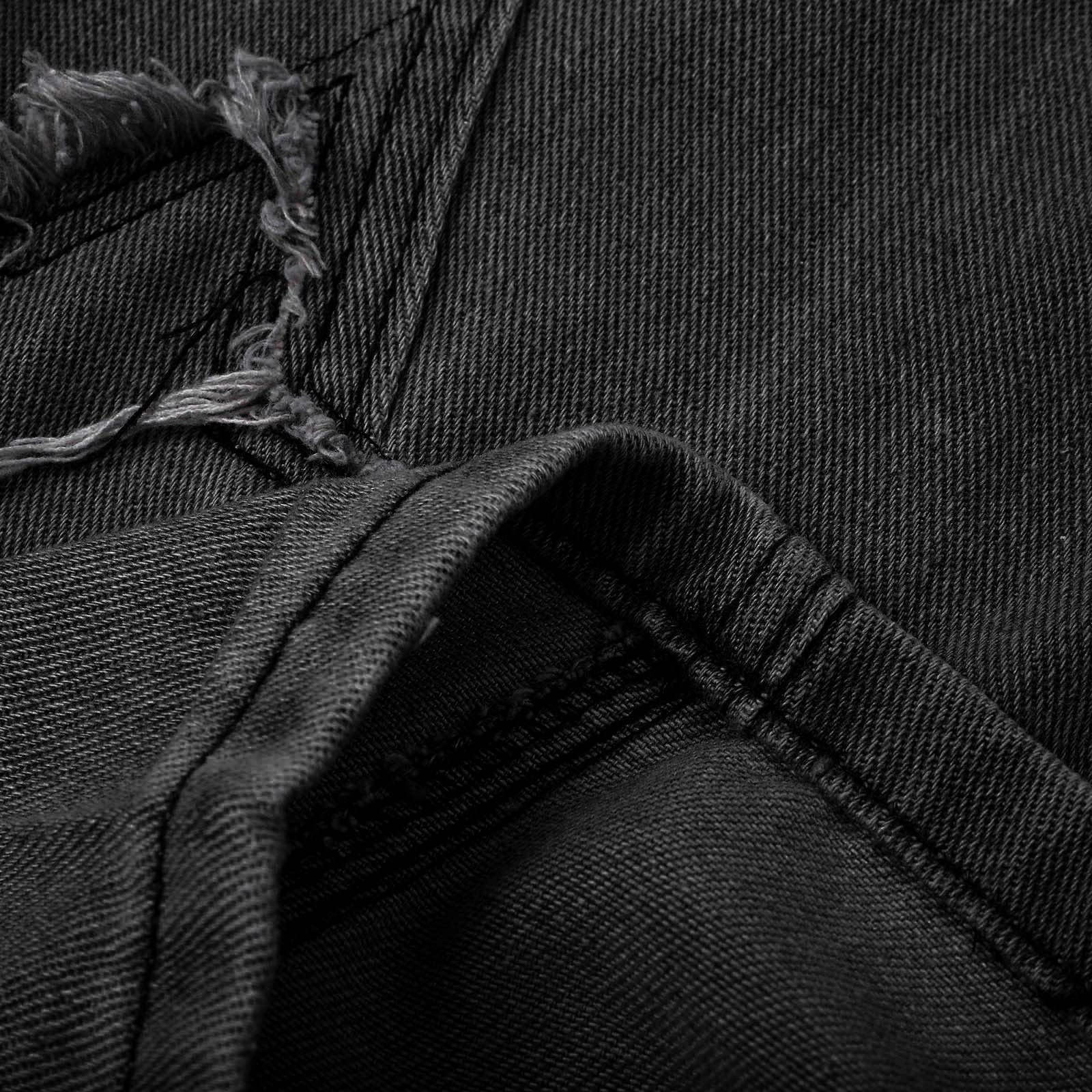 Baggy Jeans Uomo con Stelle Stampate Jeans Patchwork Pantaloni Denim Hip Hop Vintage Y2K Straight Leg Streetwear