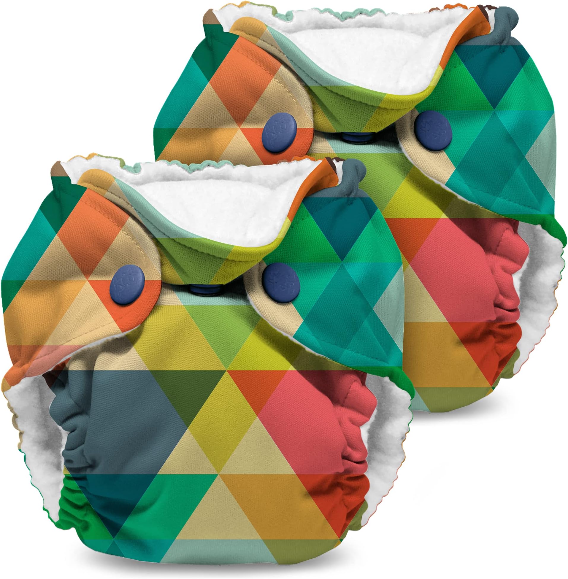 Kanga Care Lil Joey Newborn All in One AIO Cloth Diaper (2pk) Finn 4-12lbs