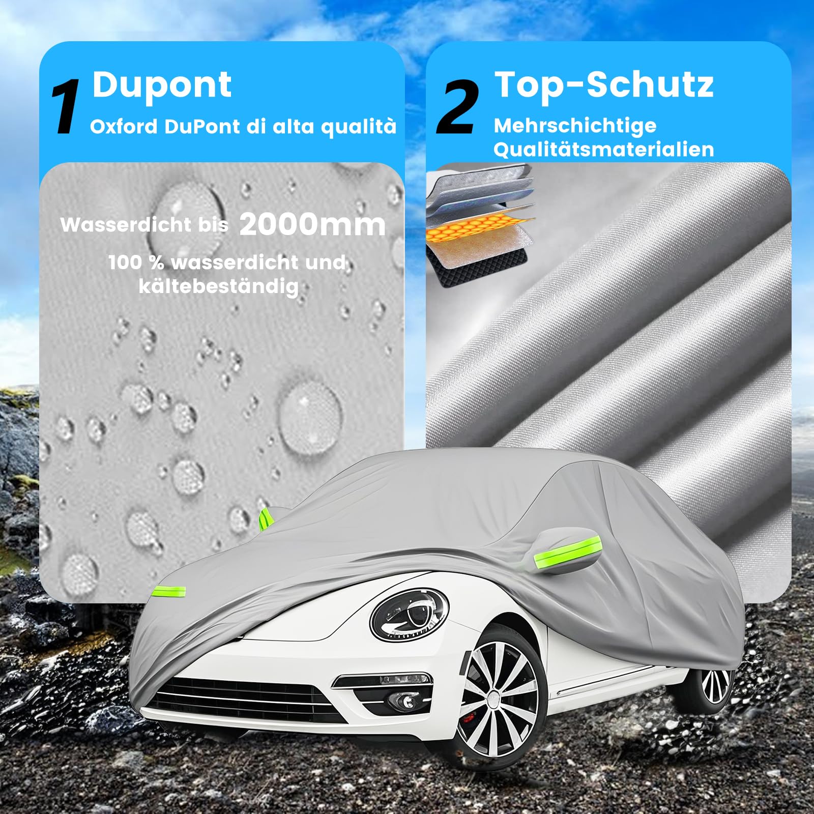 Autogarage Abdeckung Für VW Käfer 1960-1980 Car C Produktbild-Vorschau 2