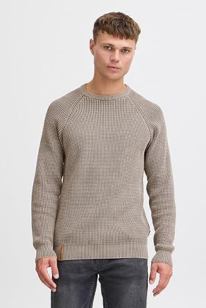 Maglione Da Uomo A Maglia Con Collo Rotondo, A Maniche Lunghe, Per L'inverno, Basic, Slim Fit, In Cotone, Casual, Comodo, Bianco, S - Foto 6