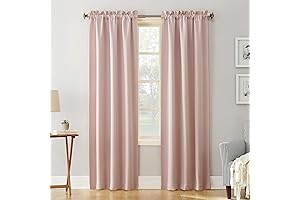 Sun Zero Easton Energy Saving Blackout Rod Pocket Curtain Panel