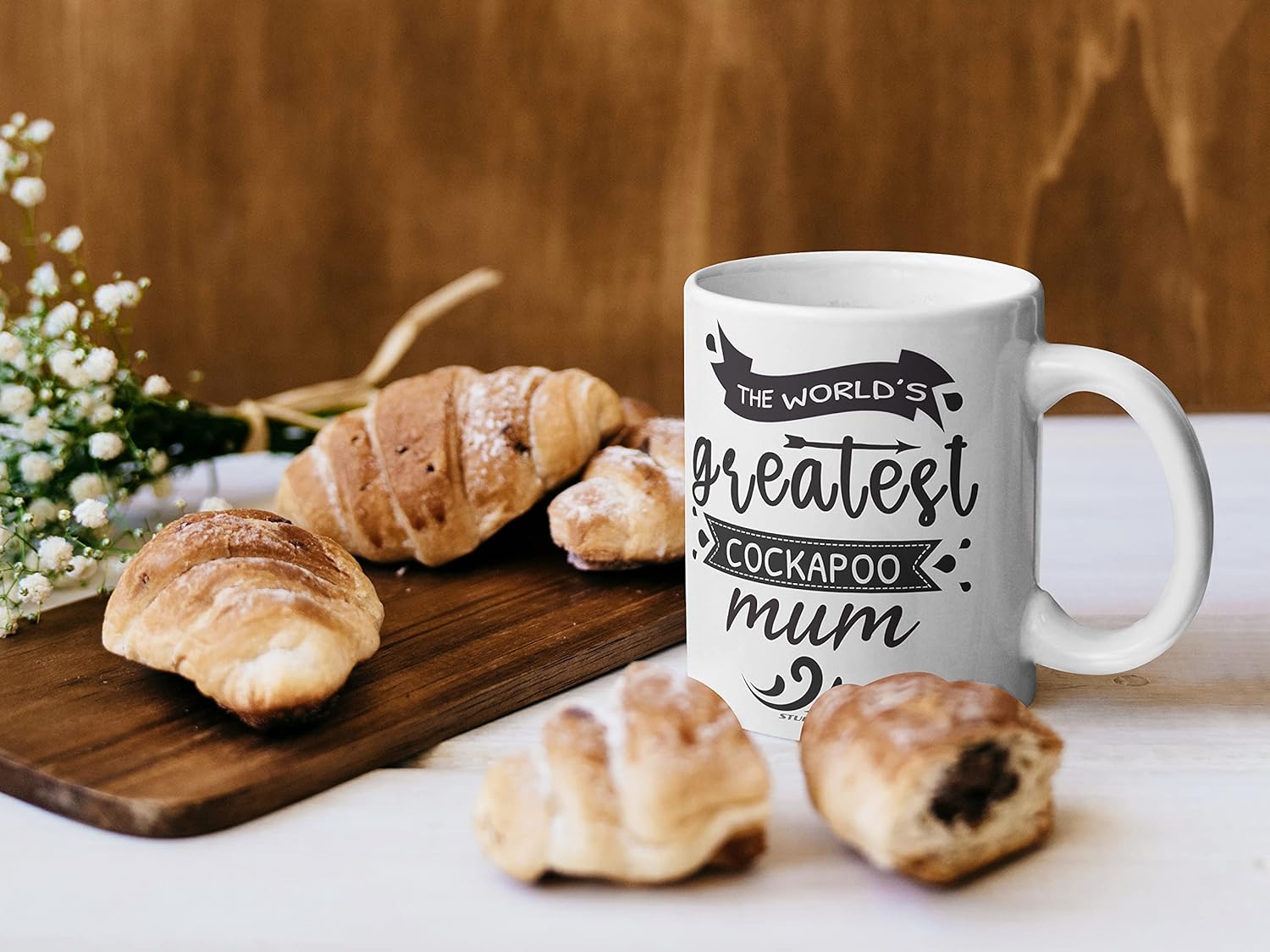 Stuff4 The World's Greatest Cockapoo Mum, 11oz Ceramic Dishwasher Safe Premium Mugs, Cockapoo Gifts for Lovers Dog Mum Mug - Image 3
