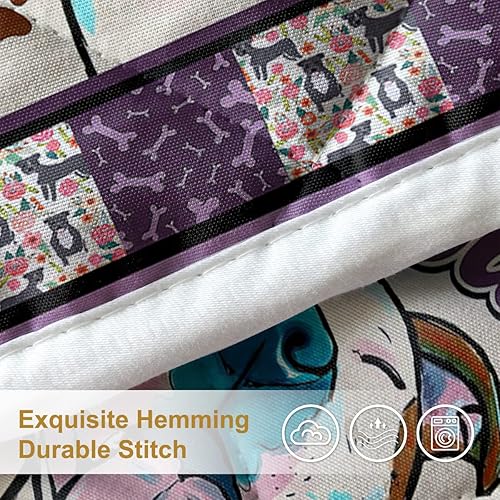 Miniatura 9 de Bedmust Dargon - Juego de edredón tamaño King, suave, azul oscuro, con quilla de dargón, juego de ropa de cama para cama de 3 piezas, ligero, colcha