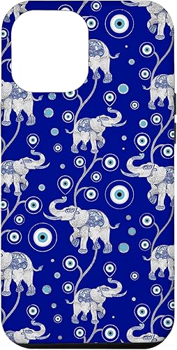Miniatura 26 de Carcasa con dije de elefante de buena suerte para iPhone 16