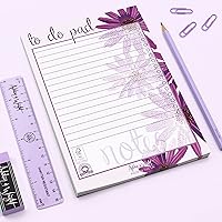 Vista 9 de Ashton and Wright - Bloc diario para hacer – Organizador de escritorio floral A5 – [Paquete de 2] – 60 hojas – 2.82 oz/m²