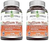 Go to detail page for "Amazing Formulas Psyllium Husk 750mg 120 Veggie Capsules Supplement | Non-GMO | Gluten Free | Made in USA | Suitable for Vegetarians | 2 Pack." Rated 4.2 out of 5 stars by 421 reviews. Eligible for Prime.