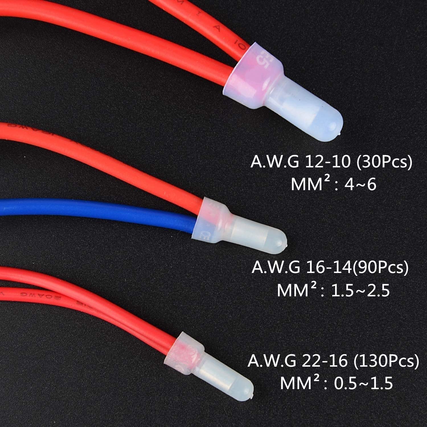 るかさん確認用 Amazon.co.jp: 絶縁被覆付閉端接続子【250個セット】コネクター