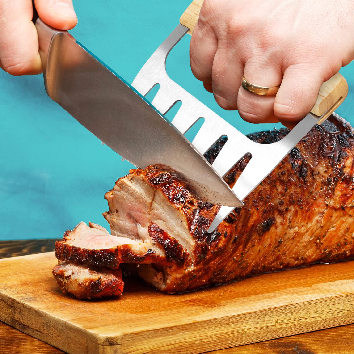Joeji's Kitchen Set di Artigli Pulled Pork da ﻿Forchette per Pulled Pork da Artigli per Carne