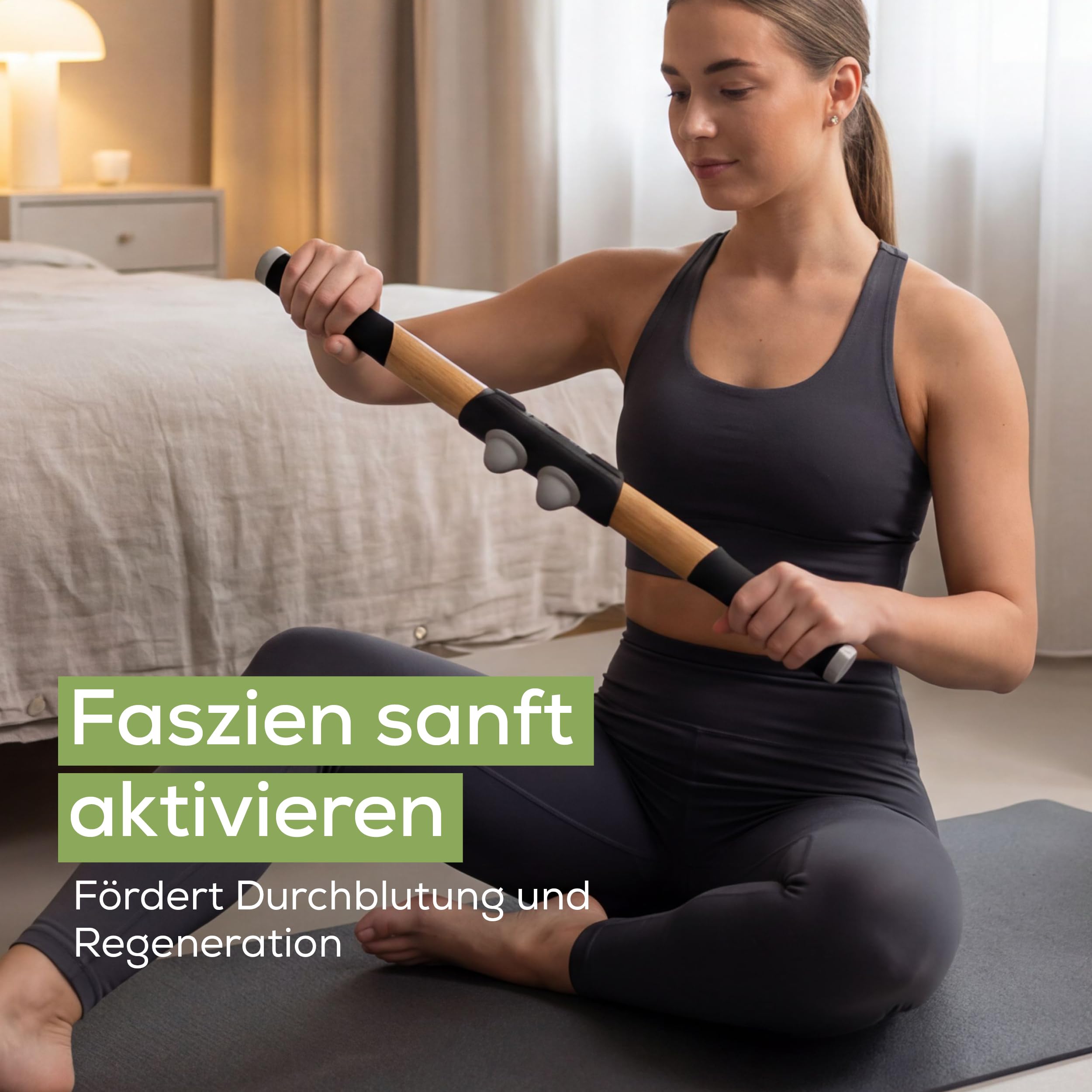 Beurer MG 850 Fascia-ReleaZer, Faszien Massagegerät mit Vibrationsmassage und Deep-ReleaZer-Massageaufsätzen zur Steigerung der Mobilität und Förderung der Durchblutung
