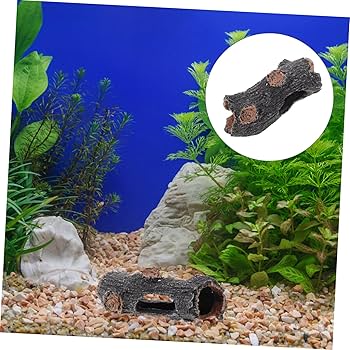 Amazon | Milisten 木の穴の水槽シェルター 爬虫類の隠れ家の