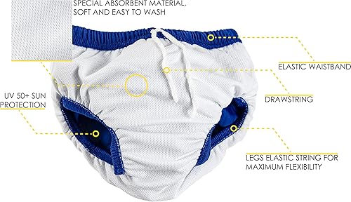 Miniatura 2 de Cressi Pañal de natación reutilizable suave para bebés - Babaloo - Pañal de natación Babaloo diseñado en Italia