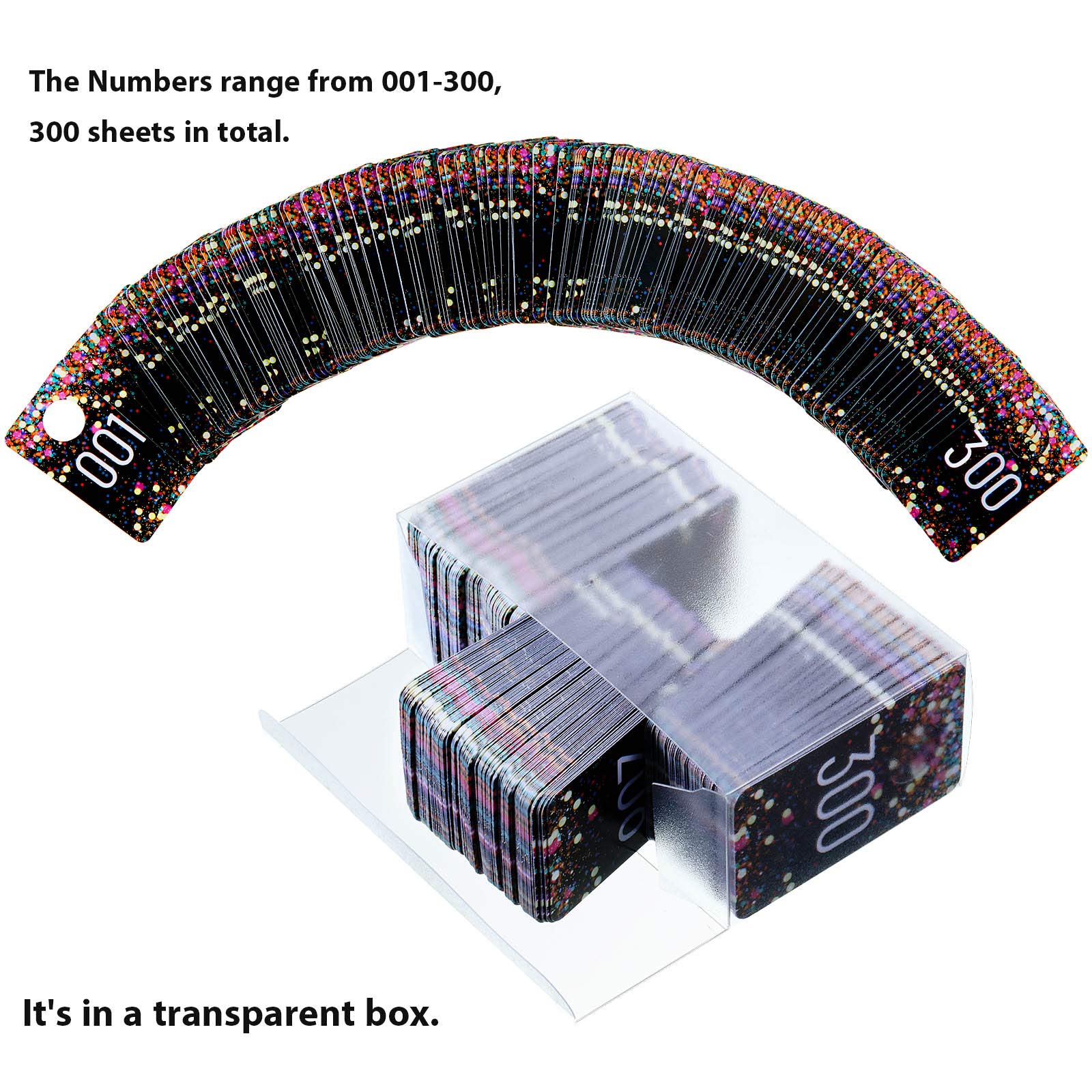 Snapklik.com : 300 Pieces Live Plastic Number Tags, Consecutive ...