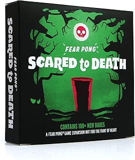 Fear Pong: Party Card Game - for College, Camping, 21st Birthday, Parties - Fun for Men & Women (Fear Pong: Scared to Death Expansion Pack)