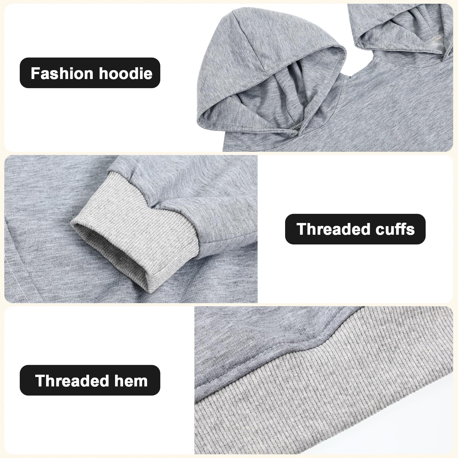 Baluue Felpa Design Unico per Due Persone per Oversize in Poliestere Cappuccio Coppie Felpa Divertente e Comoda per Uscite Romantiche o Serate Tranquille a Casa