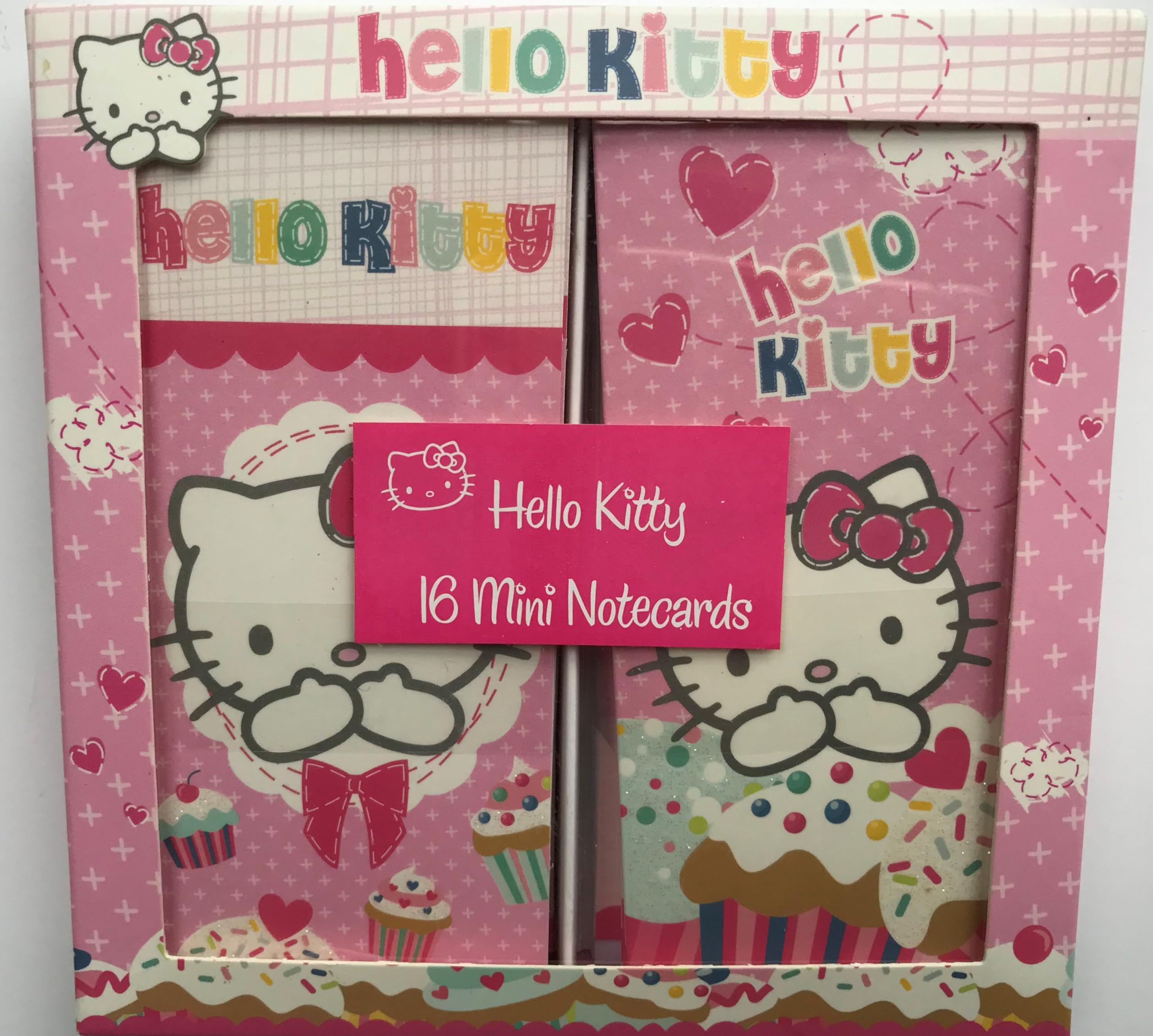Hello Kitty Cupcake 16 Mini notecards