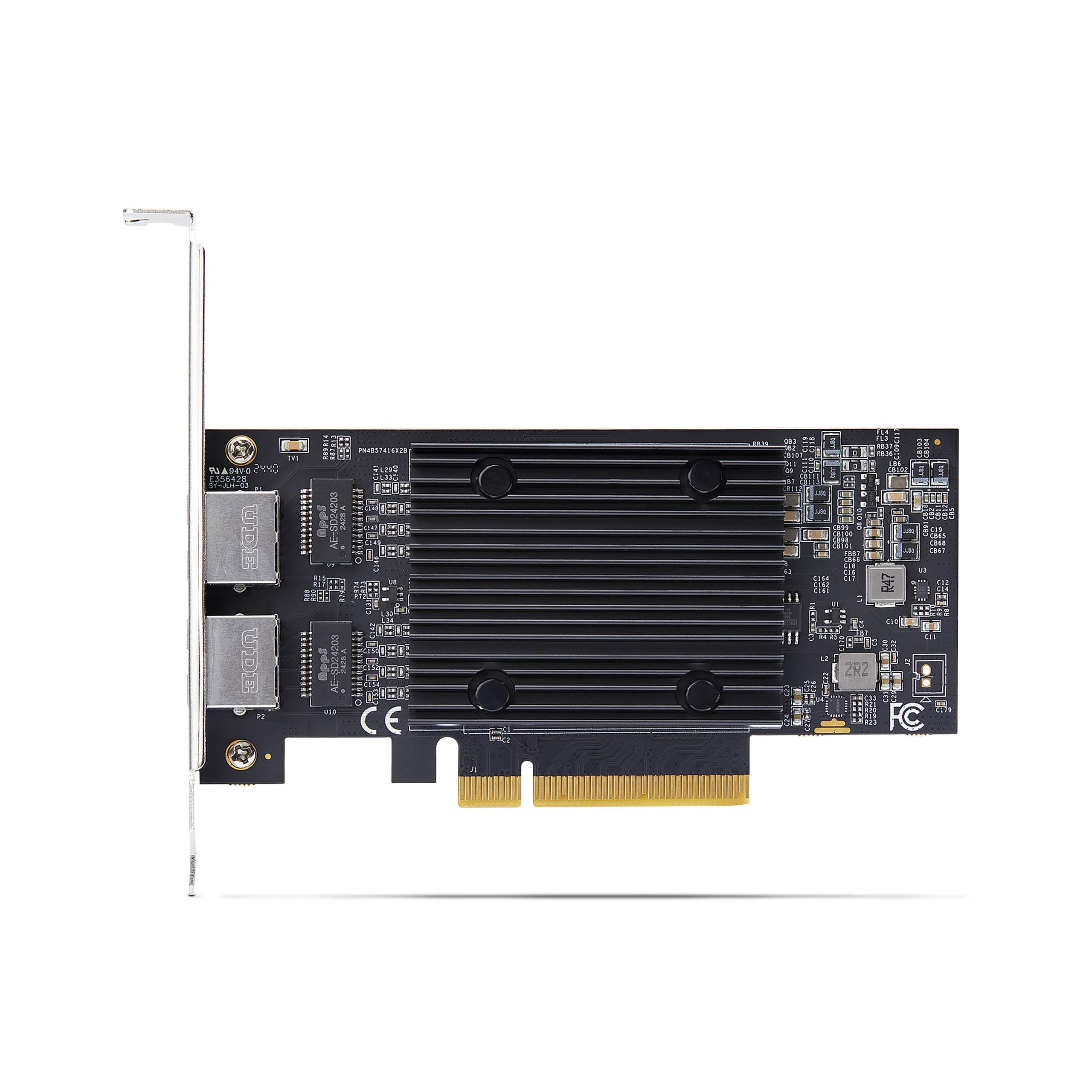 StarTech.com 2-portowy adapter sieciowy PCIe 10Gb Ethernet, 10GbE, chipset BCM57416, Dual RJ45 NIC, Windows & Linux