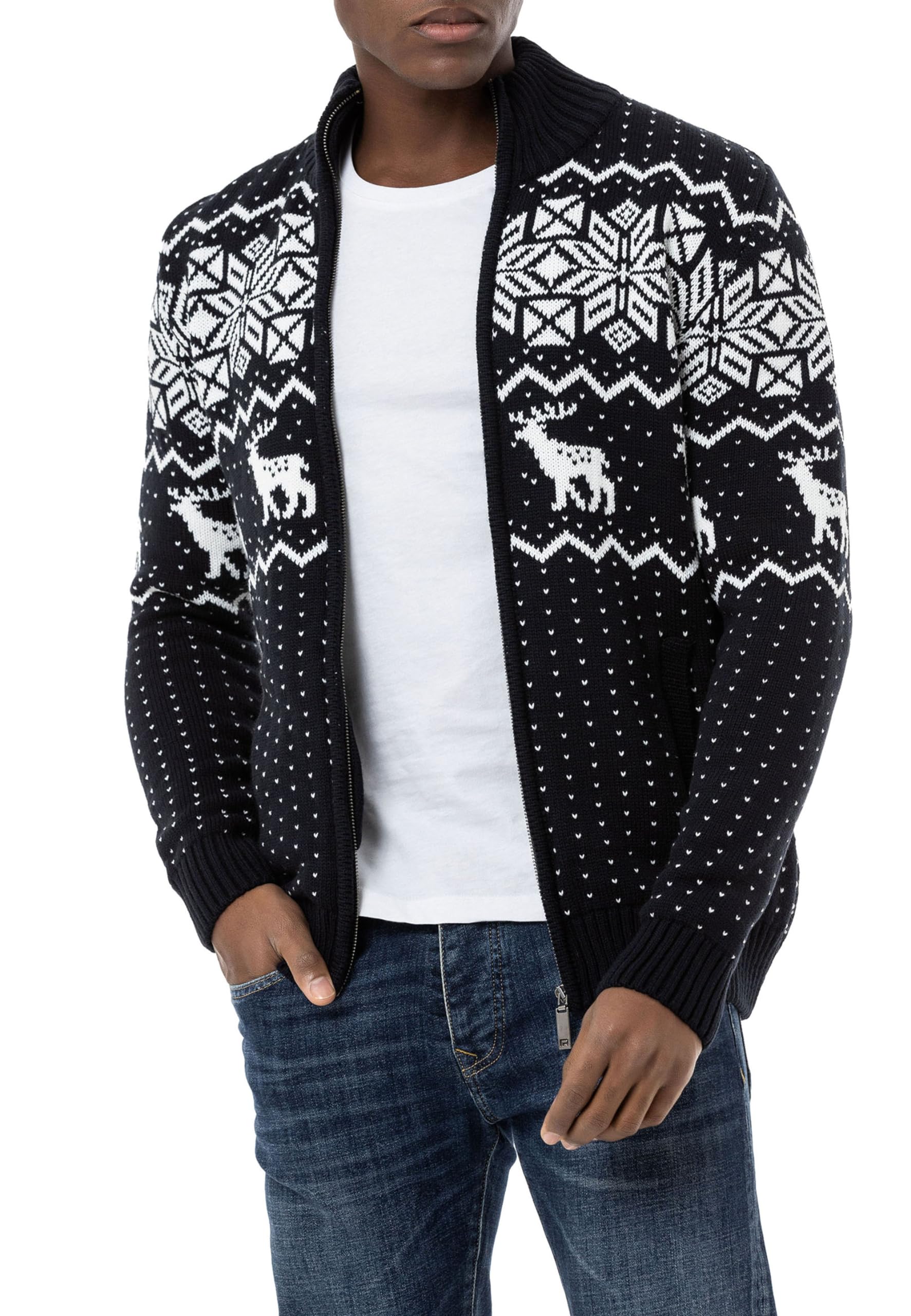 Cardigan norvégien homme zippé idéal pour vos sorties décontractées